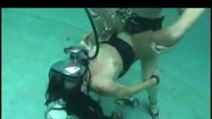 Scuba Lesbian Strapon Sex