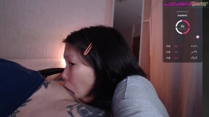 Sexy Asian Gives A Blowjob