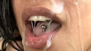 Hot Latina milf with natural tits gets bbc fuck with oil