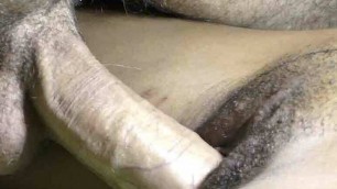 Black pussy loves white cock and hot sperm