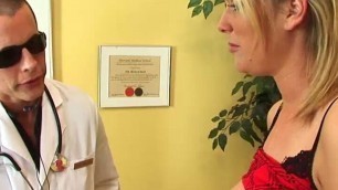 The doctor has a hard cock and makes milf Fayth Deluca horny