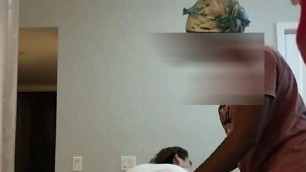 Legit Ebony RMT Gives In To Huge Asian Cock - 2nd Appointment
