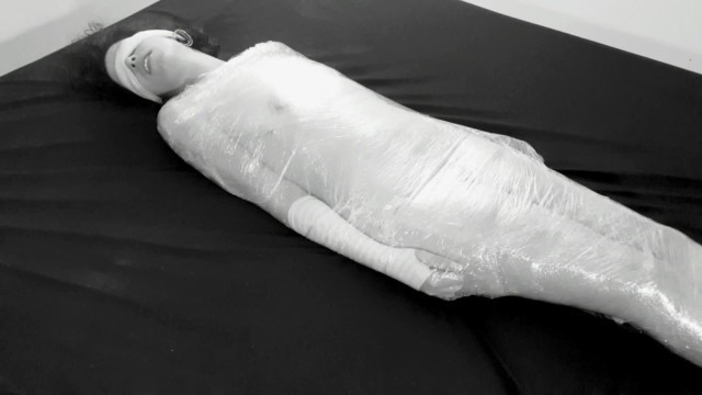 Plastic Wrap Mummification: the Clean Version - Hard Fuck & Squirting | Bdsmlovers91