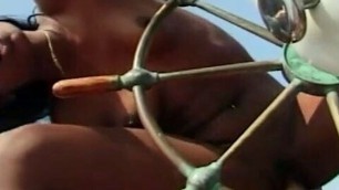 Nice ebony slut fucked outdoors with big dick