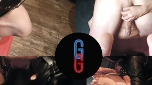 First time I fuck my husband with a strap-on.