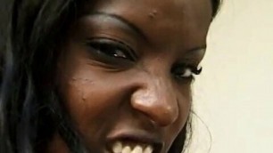 Ebony sluts fucking with strap-on